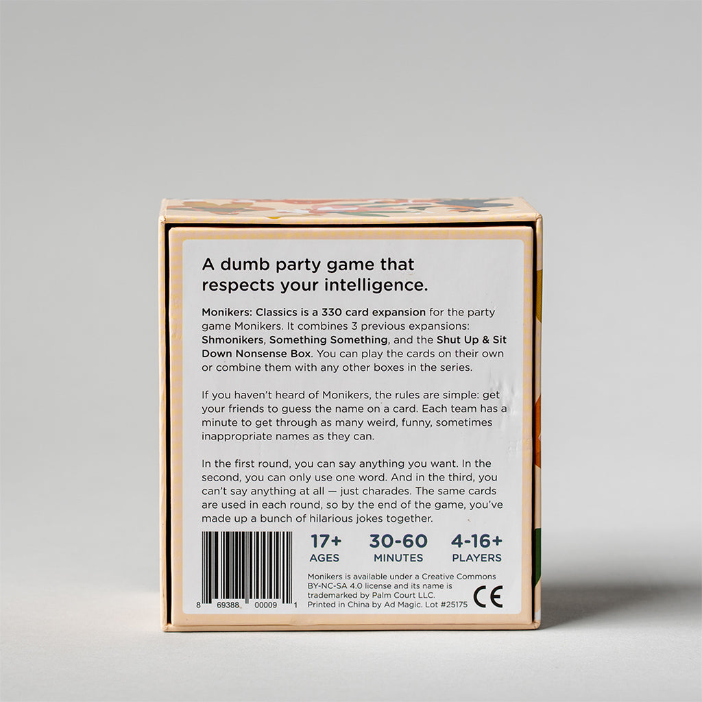 Monikers: Serious Nonsense