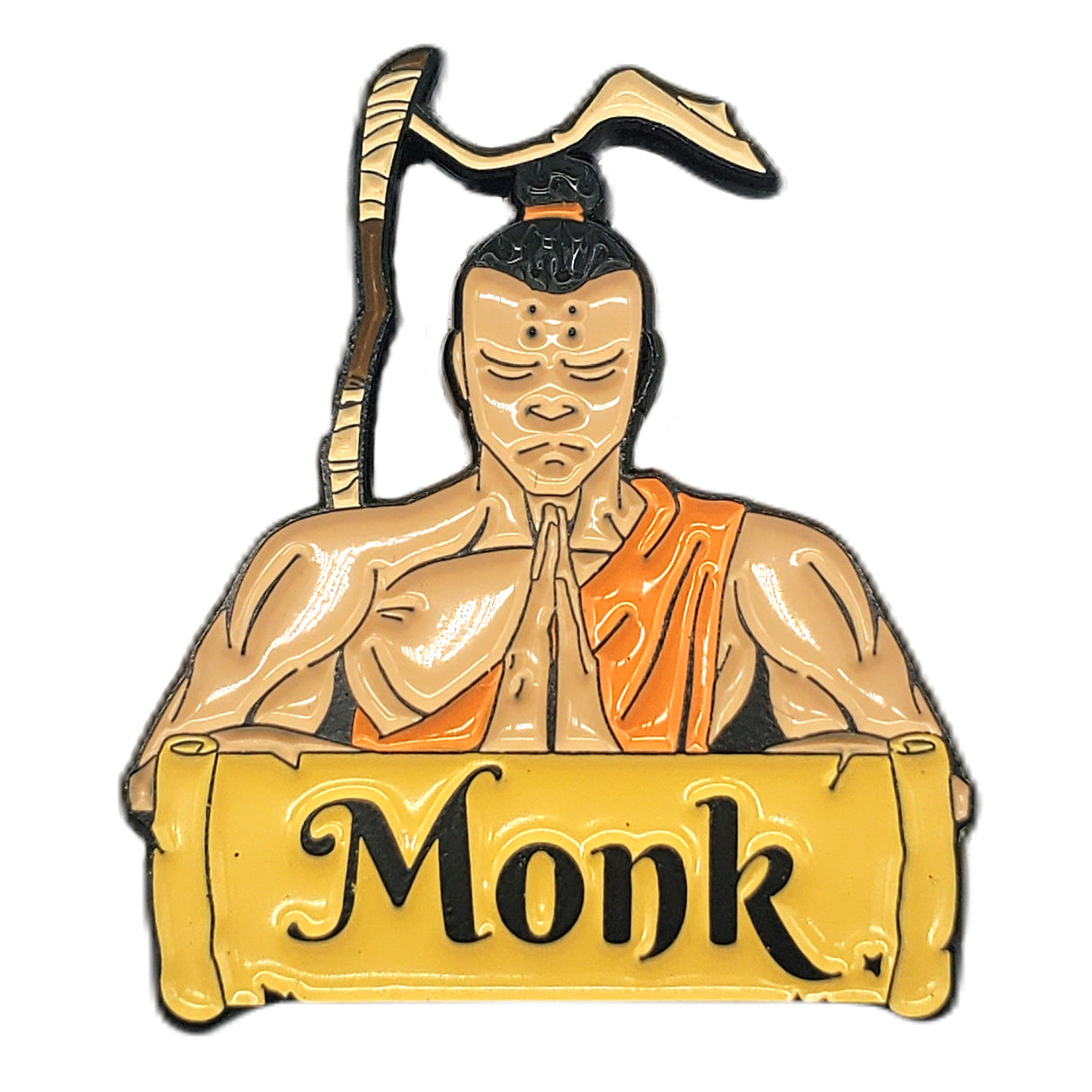 Old School Collectible Pins - Monk