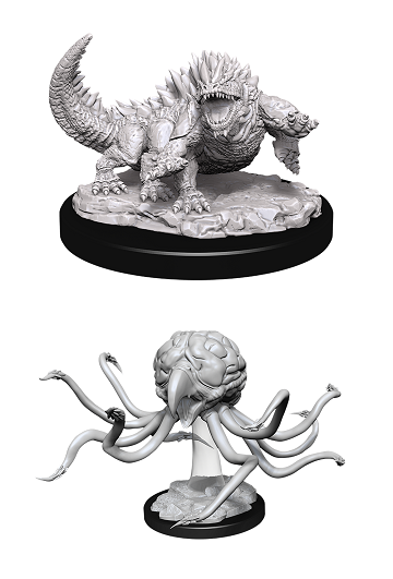Pathfinder Deep Cuts Unpainted Miniatures: W11 Grell and Basilisk