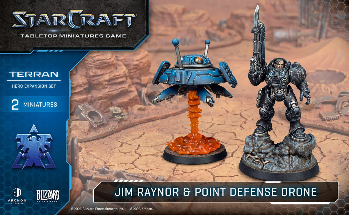 Starcraft: Terran- Jim Raynor & Point Defense Drone