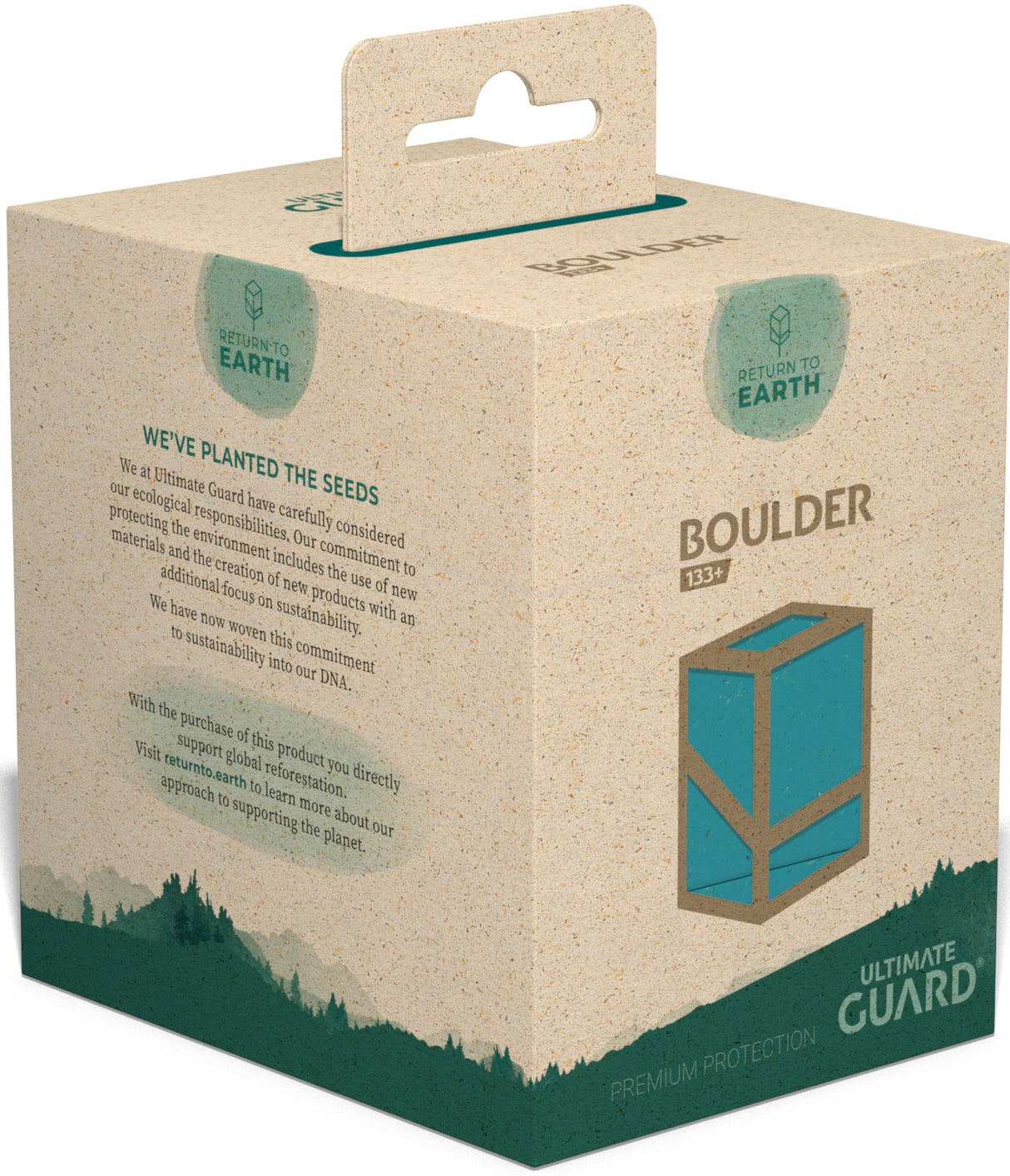 Ultimate Guard Deck Case Boulder 133+ Return to Earth (Petrol)