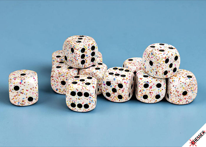 Chessex: Speckled 16mm D6 Birthday Dice Block