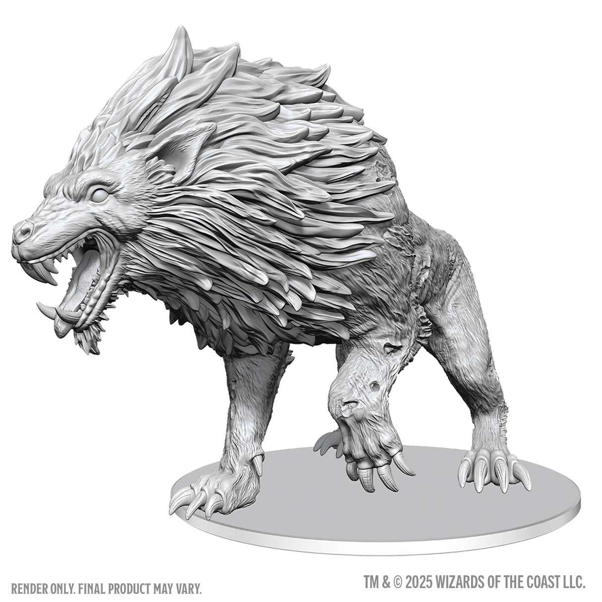 Dungeons & Dragons Nolzur's Marvelous Unpainted Miniatures: Dire Worg