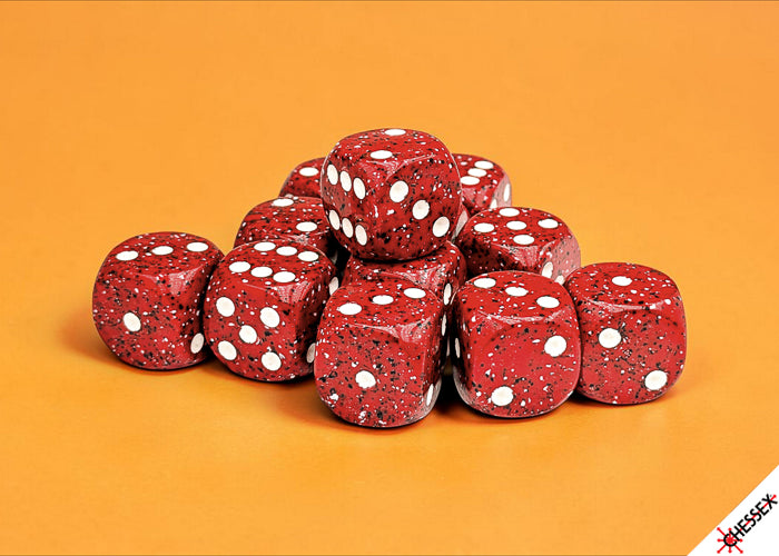 Chessex: Speckled 16mm D6 Lava Stone Dice Block