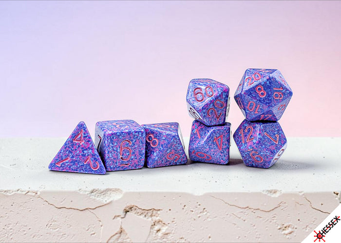Chessex: Speckled Polyhedral 7-Die Set Purple Passion
