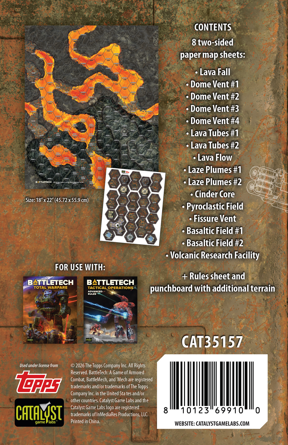 Battletech: Map Pack- Volcanic