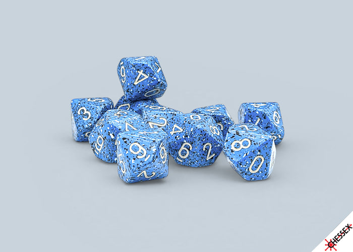 Chessex: Ten D10 Ocean Stone Set