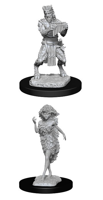 D&D: Nolzur`s Marvelous Unpainted Miniatures - W11 Satyr and Dryad