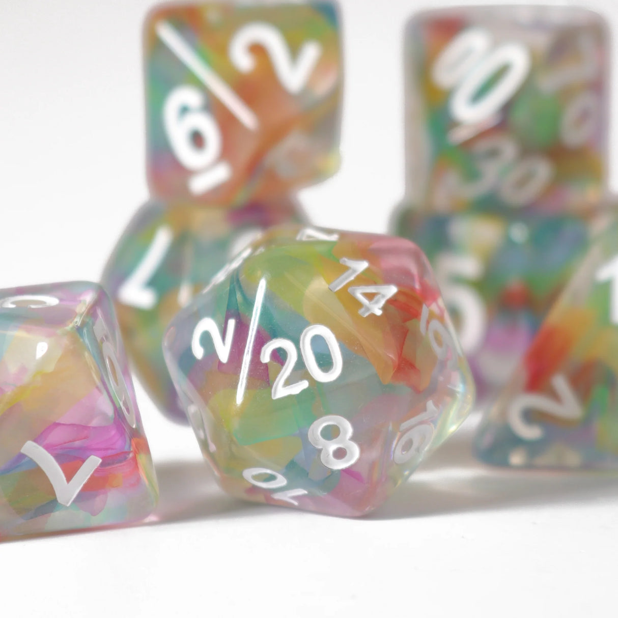 Die Hard Dice: 7pc RPG Set - Ribbon Dance