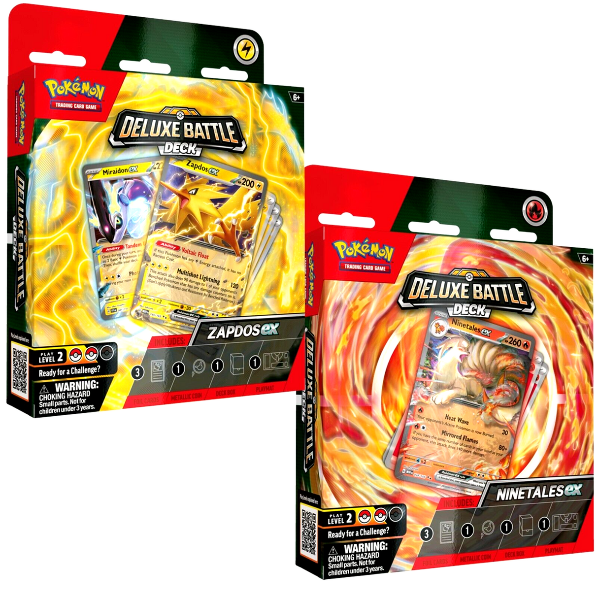 Pokemon TCG: Ninetales ex / Zapados ex Deluxe Battle Deck