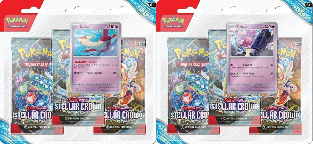 Pokemon TCG: Scarlet & Violet - Stellar Crown Three-Booster Blister