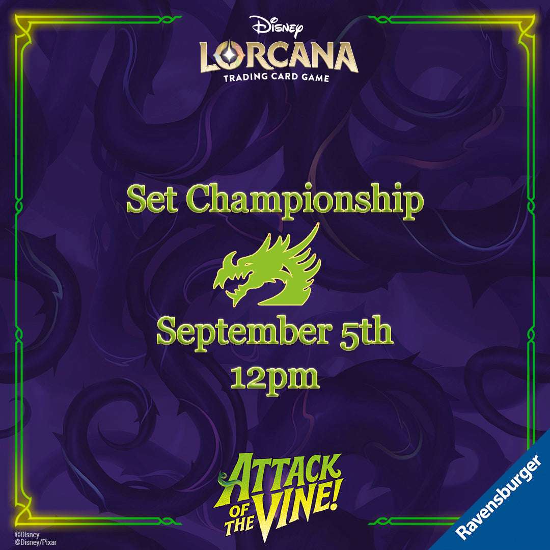 EVENT: Lorcana TCG - Attack of the Vine Set Championship September 5th 12pm
