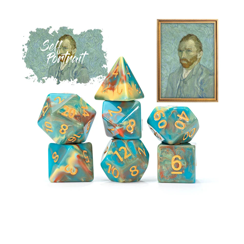 Gate Keeper Dice: Self Portrait Van Gogh Dice