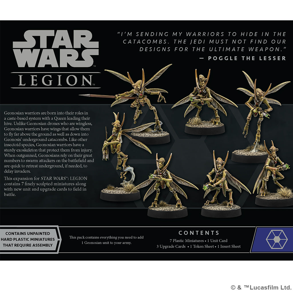Star Wars Legion: Geonosian Warriors Squad Pack