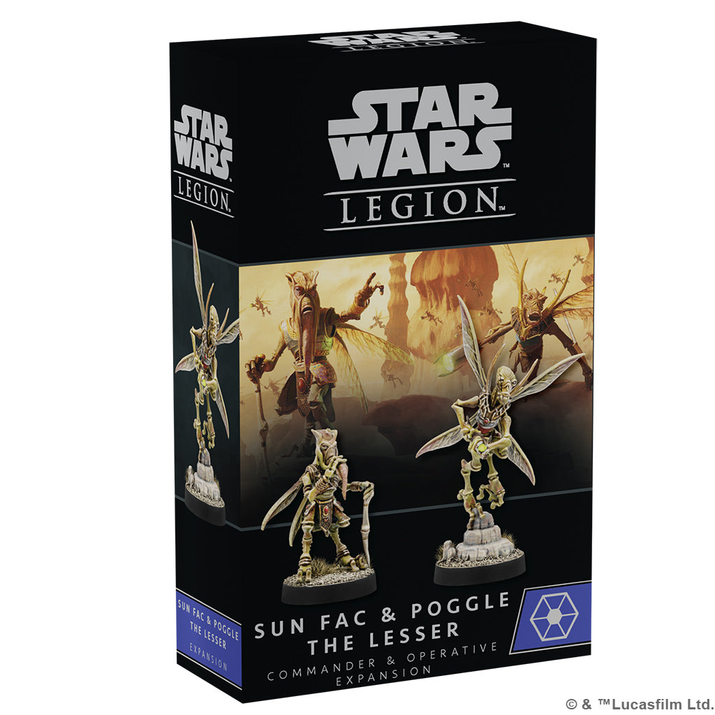Star Wars Legion: Sun Fac and Poggle The Lesser Operative and Commander Pack