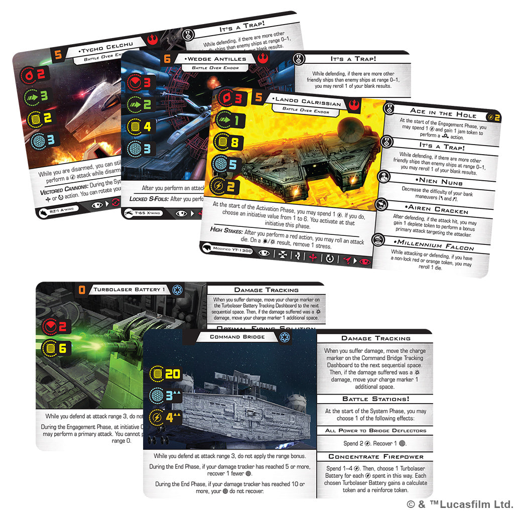 Star Wars X-Wing 2nd Edition: Battle over Endor Scenario Pack