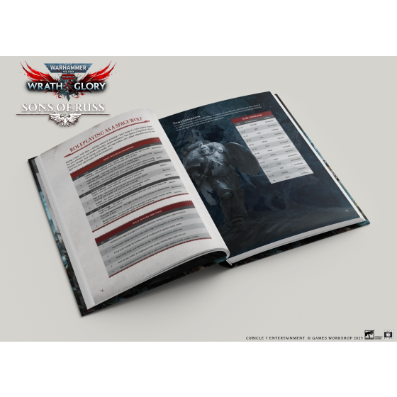 Warhammer 40k Wrath and Glory Sons of Russ Collector's Edition
