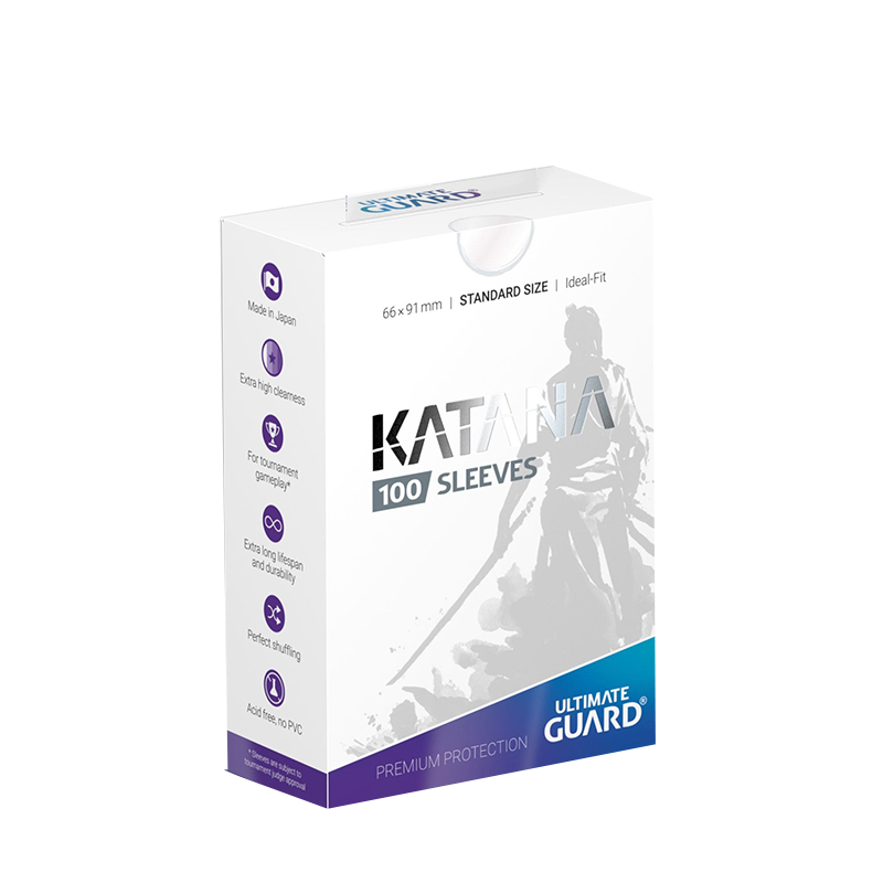 Ultimate Guard Sleeves Katana Transparent 100-Count