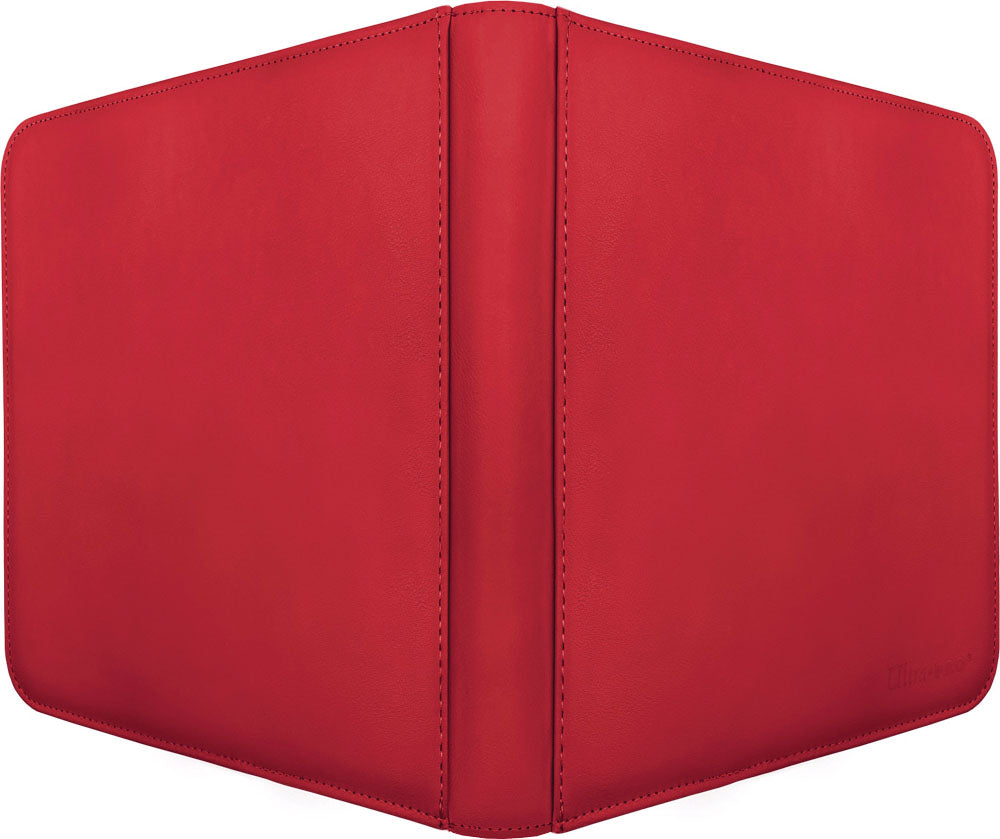 Vivid 12-Pocket Zippered PRO-Binder - Red