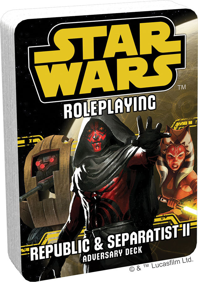 Star Wars RPG: Adversary Deck - Republic and Separatist II