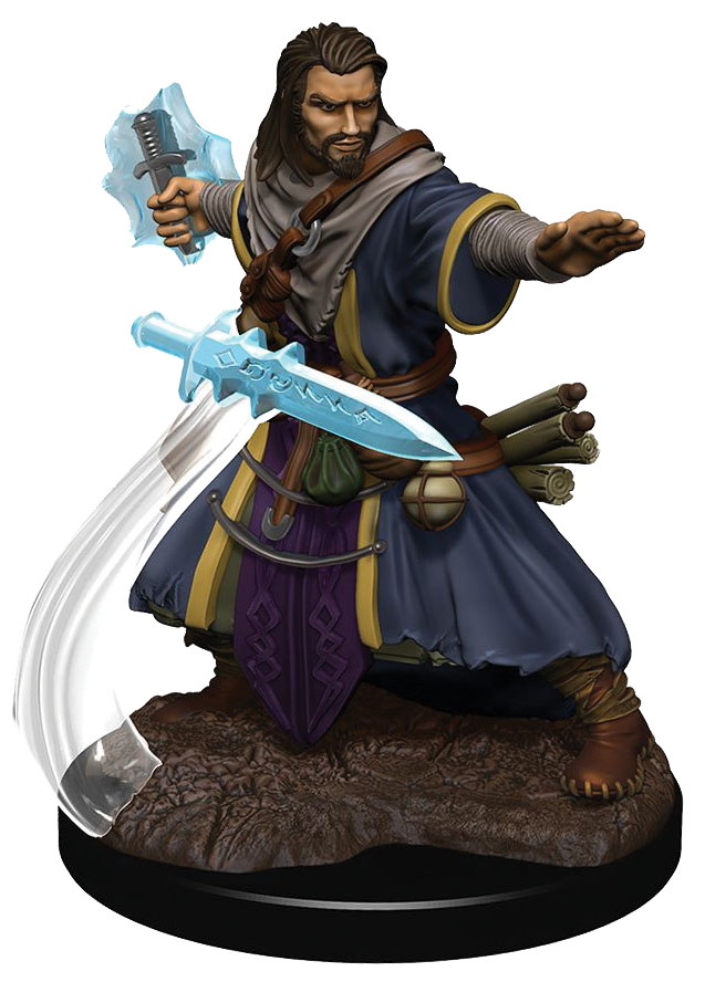 Dungeons & Dragons Fantasy Miniatures: Icons of the Realms Premium Figures W5 Human Wizard Male