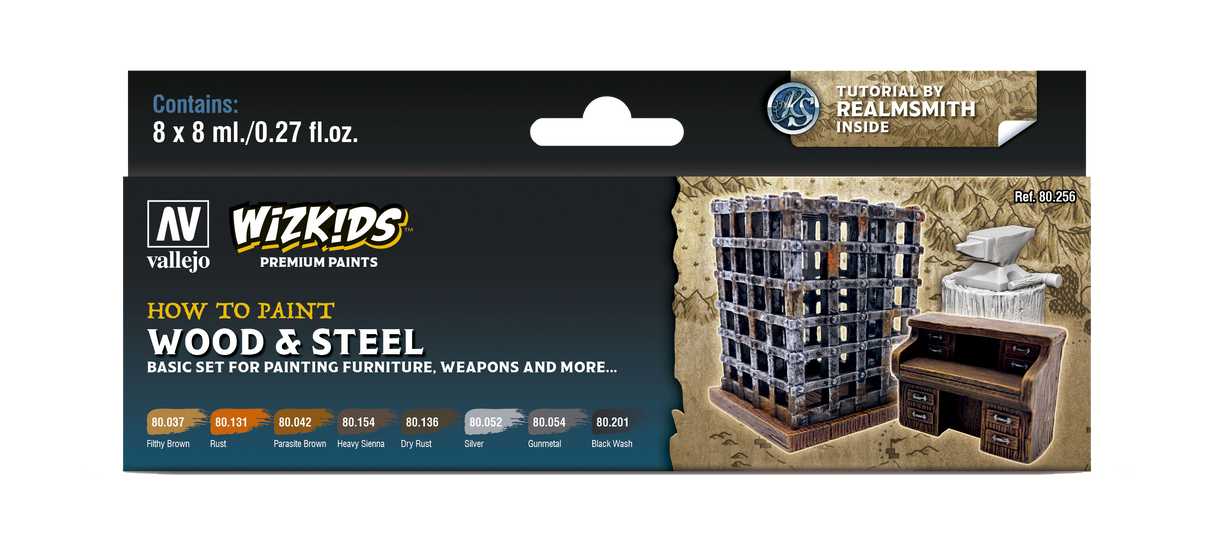 WizKids Premium Paints: Wood & Steel