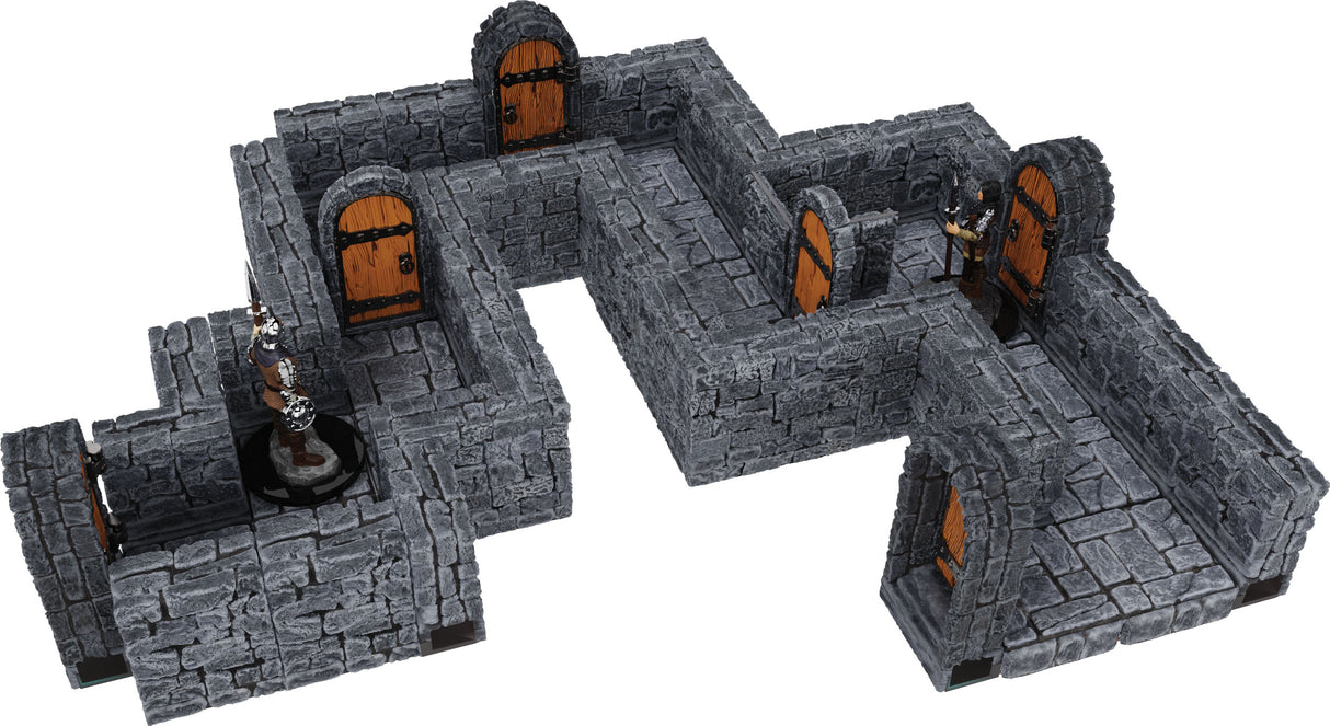 WarLock Tiles: Expansion Pack - 1 in Dungeon Straight Walls