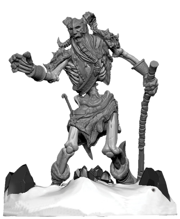 Dungeons and Dragons RPG: Icewind Dale: Rime of the Frostmaiden - Frost Giant Skeleton