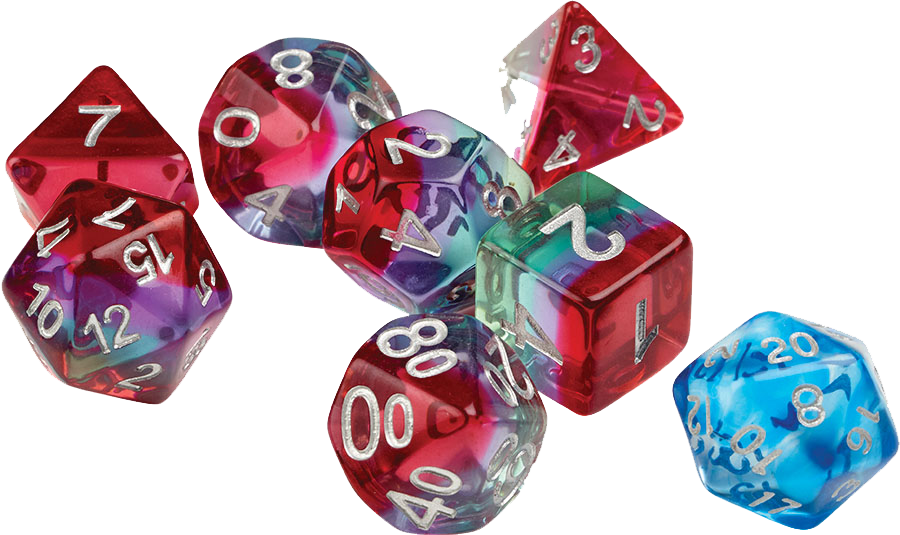 Sirius Dice RPG Set (7): Watermelon