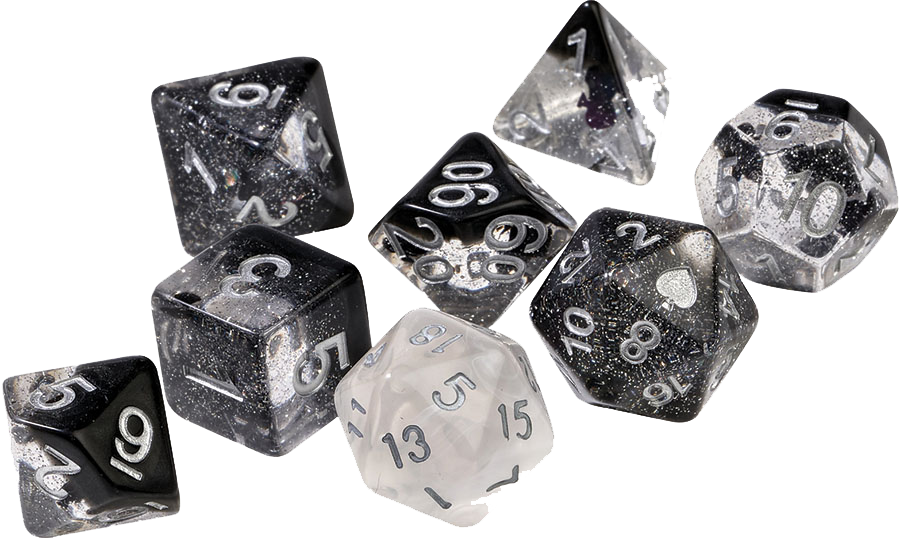Sirius Dice RPG Set (7): Spades