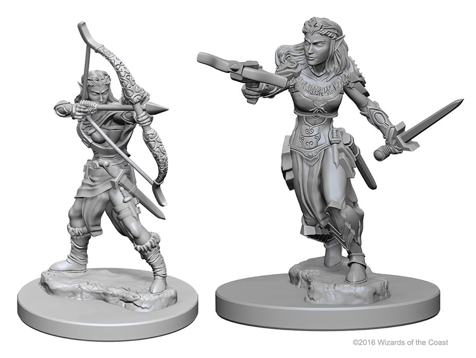 Dungeons & Dragon's Nlzur's Marvelous Unpainted Miniatures: W1 Elf Female Ranger
