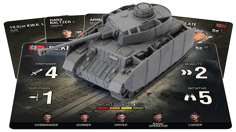 World of Tanks: Miniatures Game - German Panzer IV H