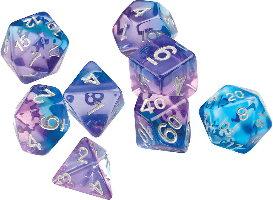 Sirius Dice RPG Set (7): Violet Betta