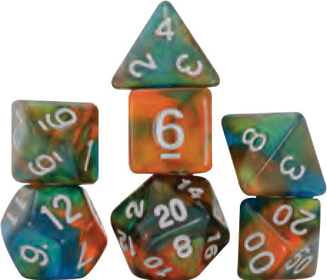Sirius Dice RPG Dice Set (7): Persimmon Punch