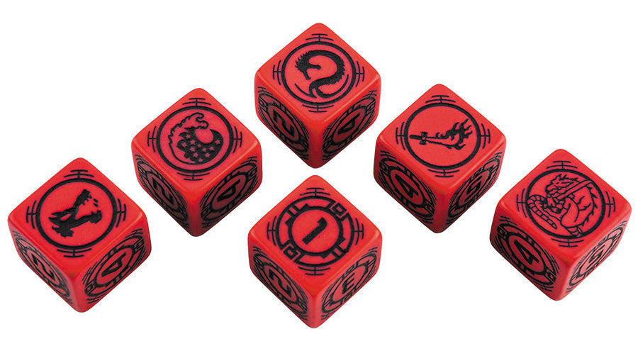 BattleTech: House Kurita D6 Dice Set (6)