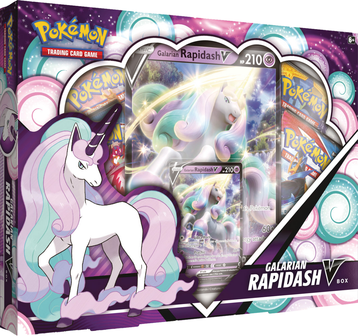 Pokemon TCG: Galarian Rapidash V Box