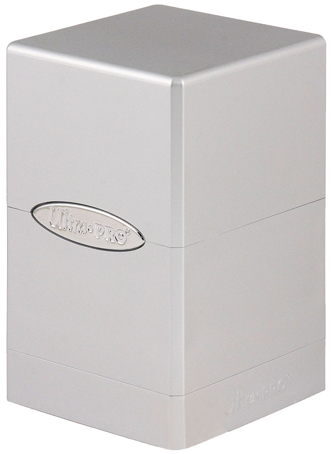 Satin Tower Deck Box: Metallic Silver