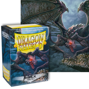 Dragon Shields: (100) Matte Black