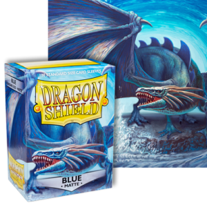 Dragon Shields: (100) Matte Blue