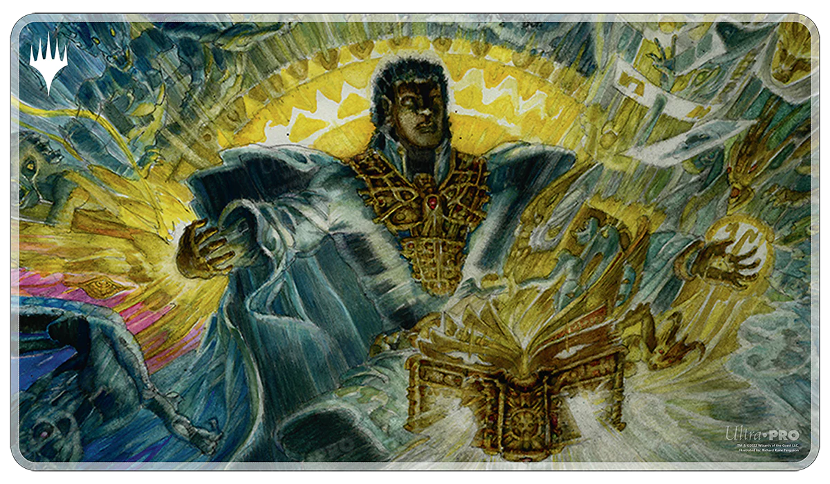 Magic the Gathering CCG: Dominaria Remastered Force of Will Holofoil Standard Gaming Playmat