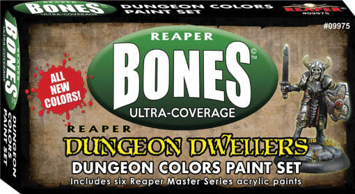 Master Series Paints Bones Ultra-Coverage Dungeon Dwellers Paint Set: Dungeon Colors