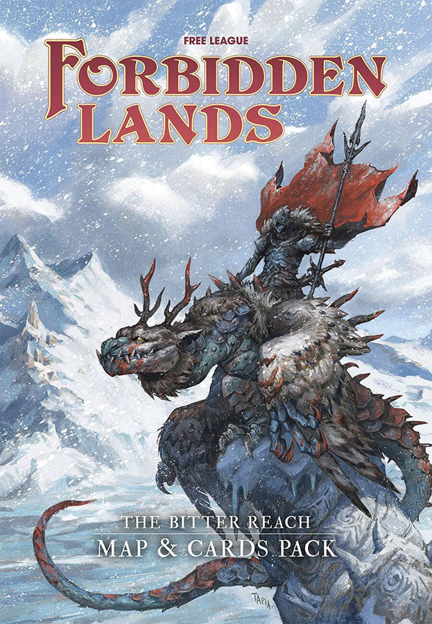 Forbidden Lands RPG: The Bitter Reach - Maps and Card Pack