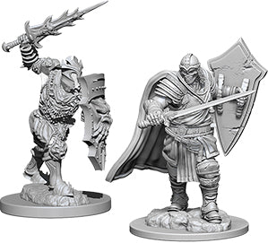 Dungeons & Dragons Nolzur`s Marvelous Unpainted Miniatures: W6 Death Knight & Helmed Horror