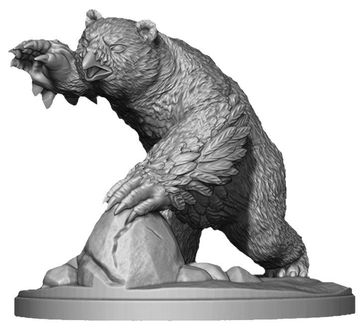 Dungeons & Dragons RPG: Icewind Dale: Rime of the Frostmaiden - Snowy Owlbear