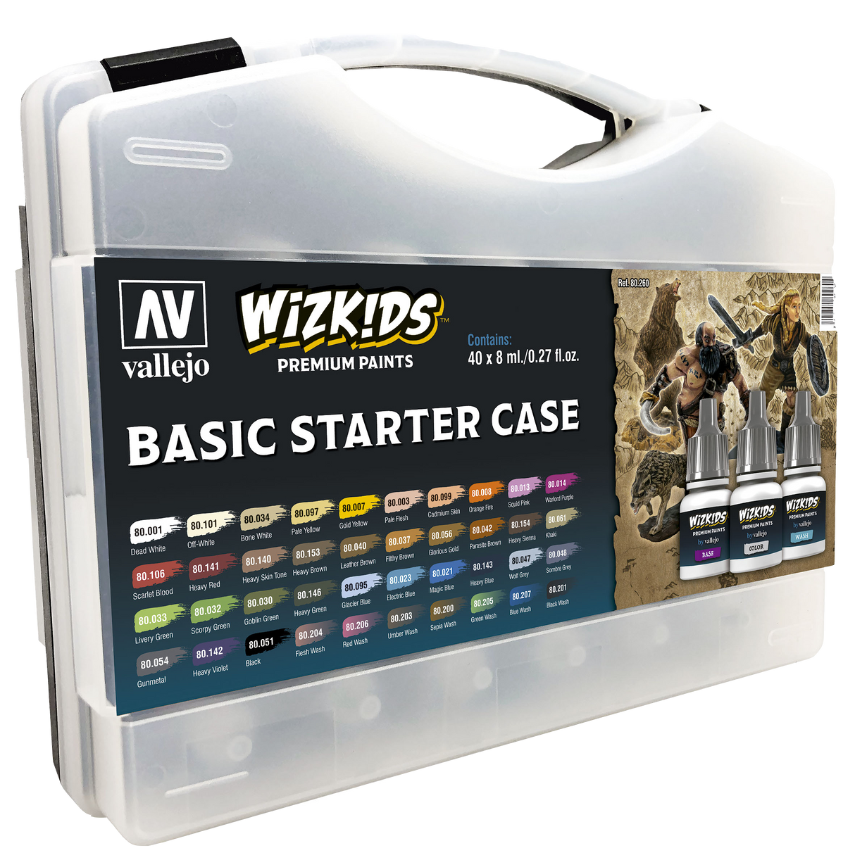 WizKids Premium Paints: Basic Starter Case