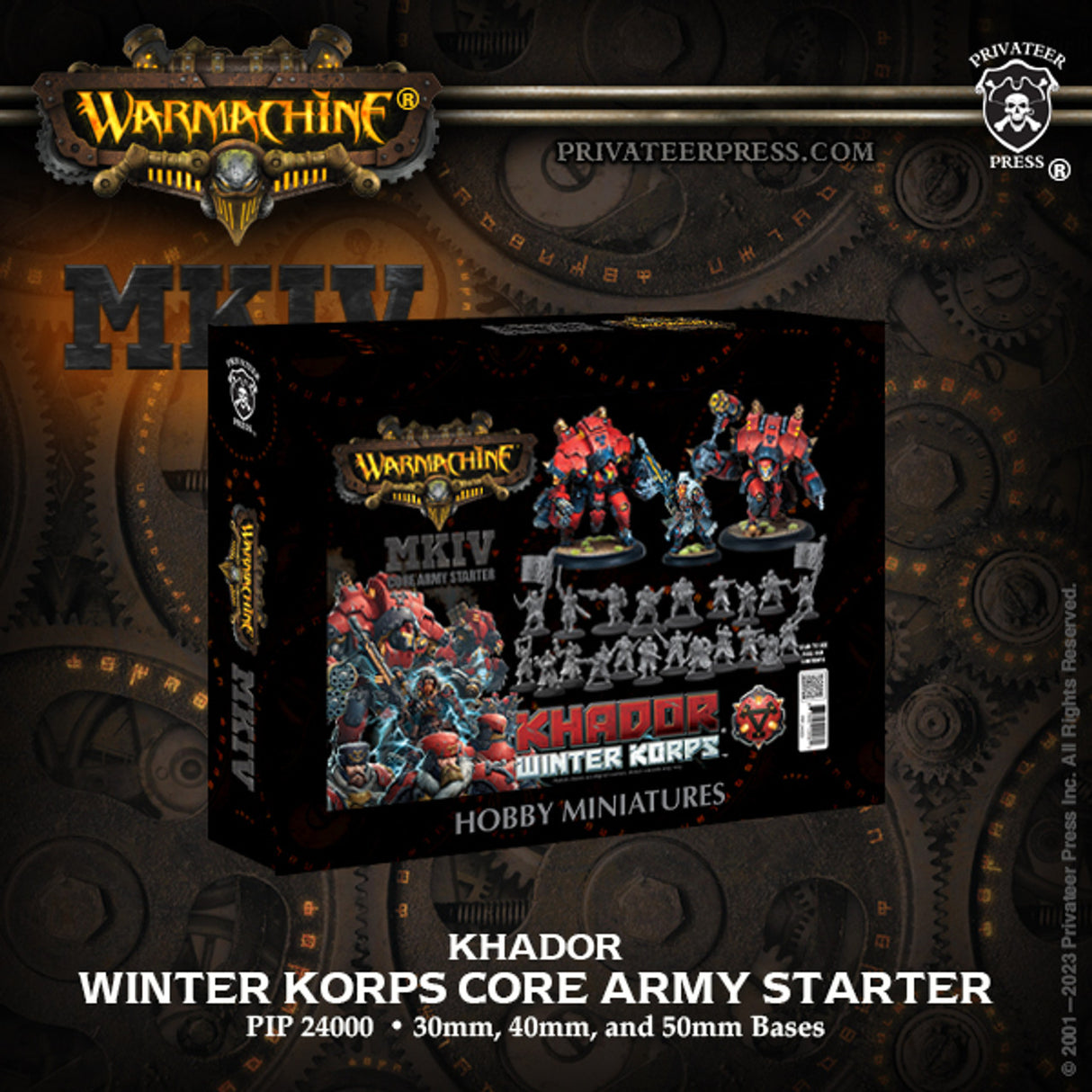 Warmachine: Khador Winter Korps Core Army Starter Set