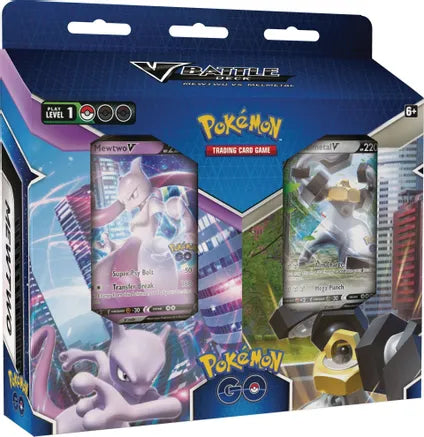 Pokemon TCG: Pokemon GO - V Battle Decks - Mewtwo V VS Melmetal V (Double Deck Bundle)