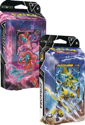 Pokemon TCG: Deoxys V or Zeraora V Battle Deck