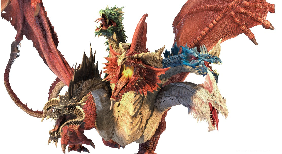 Dungeons & Dragons Fantasy Miniatures: Icons of the Realms - Gargantuan Tiamat