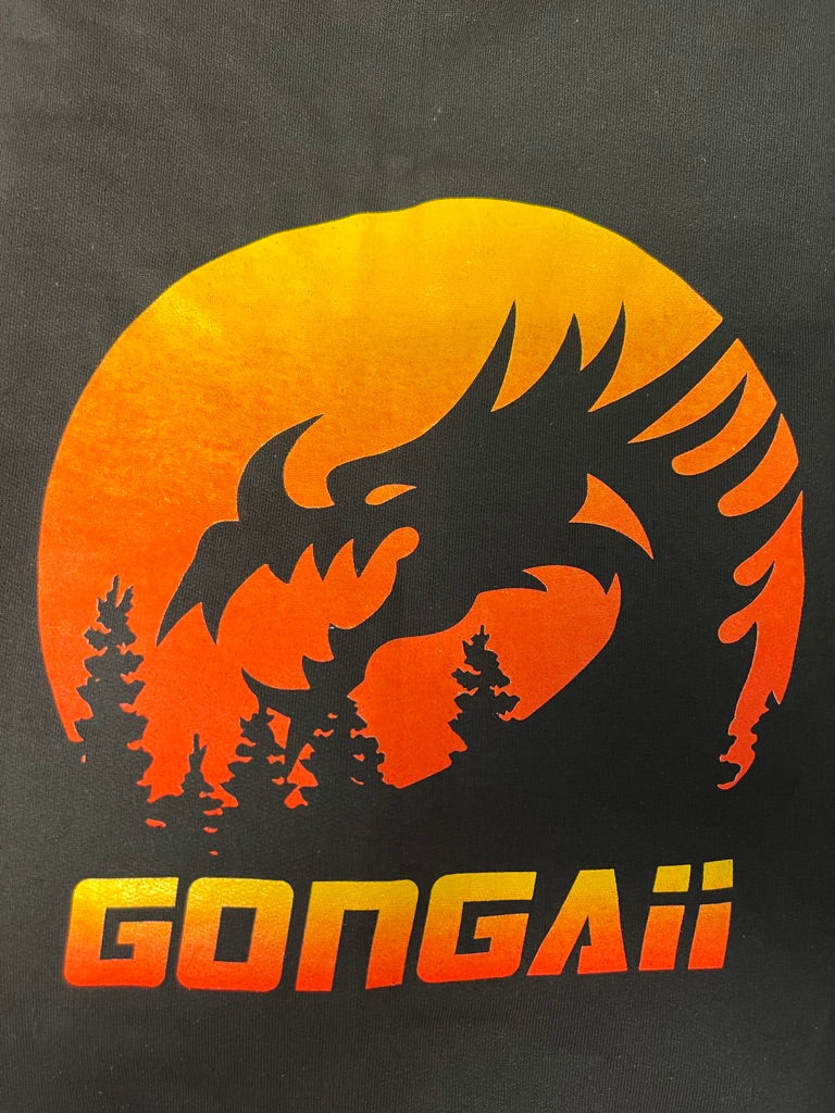 Sunset Dragon Zip Hoodie